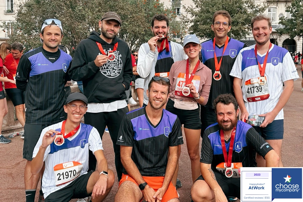 image des membres de wanadev au run in lyon 2023