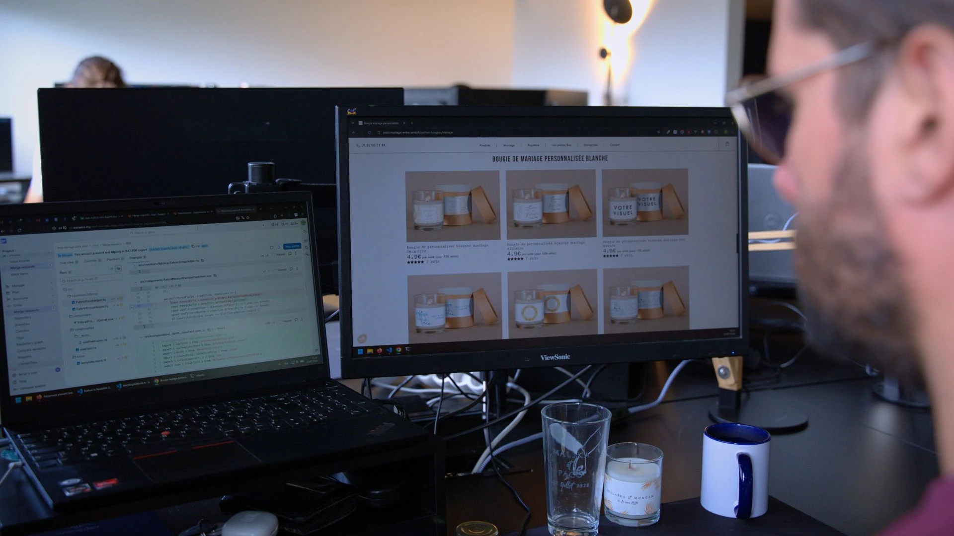 Développement du back-office du configurateur de gobelets
