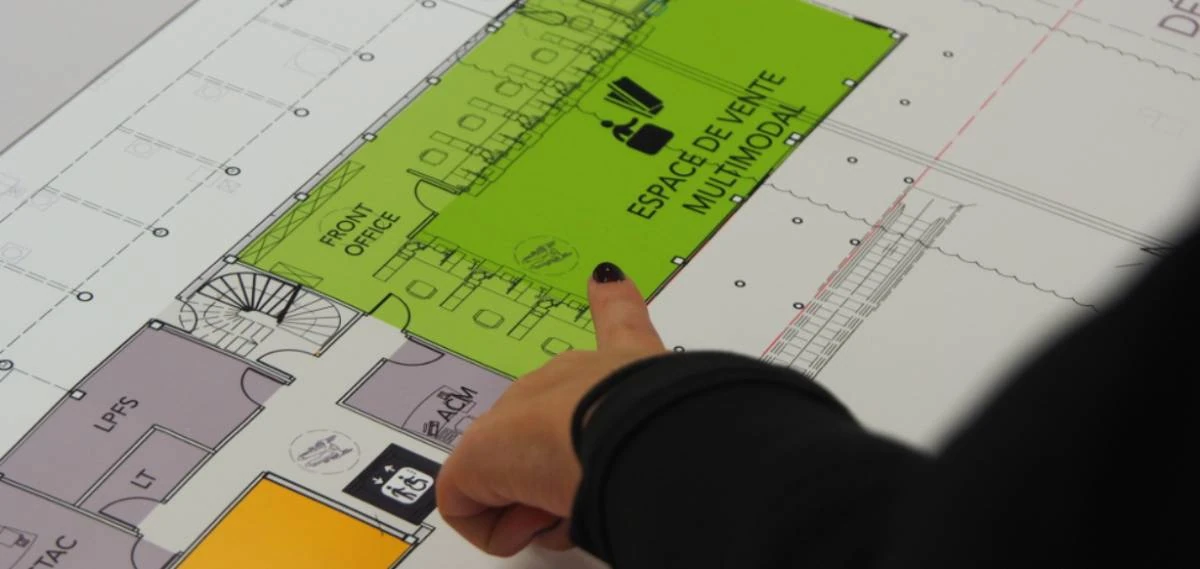 Plan d'un bureau