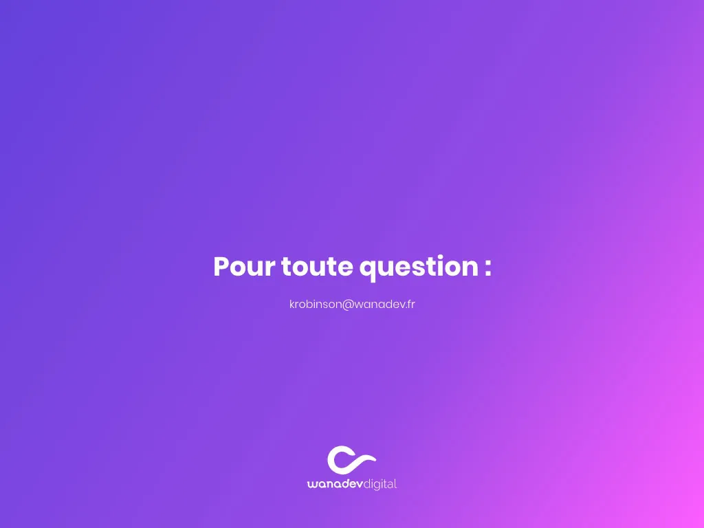 Contactez-nous par mail