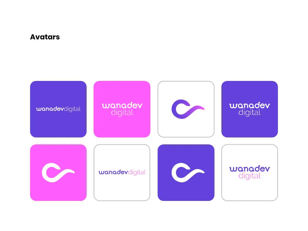 Variante du logo WanadevDigital en version avatar