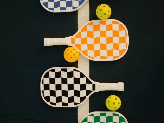 Joueurs de pickleball en action