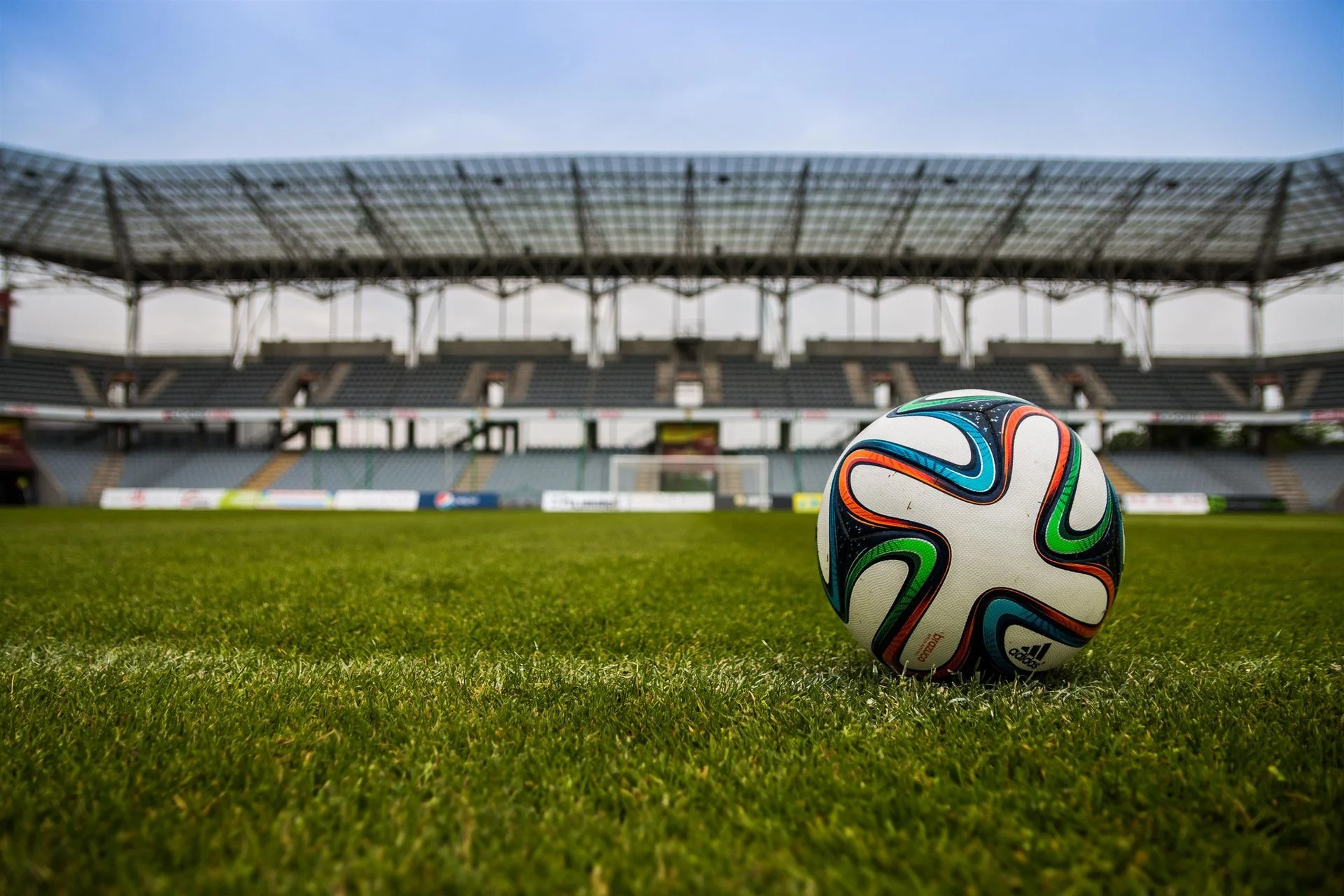 Stade sportif représentant l'industrie du sport