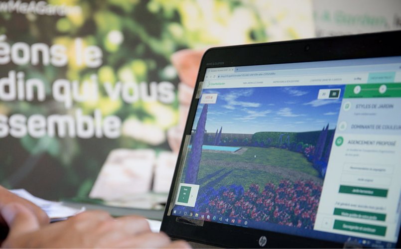 Image de couverture de la référence Développement d’un outil en ligne permettant de créer et d’aménager un jardin en 3D