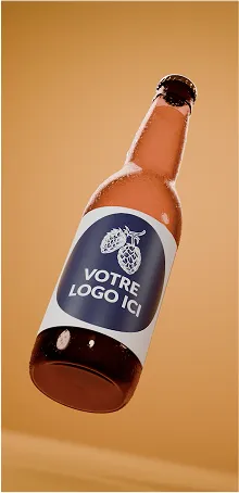 modèle 3D de bouteille La French Mousse